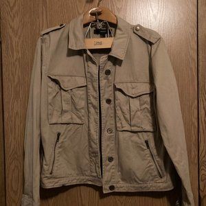 Tan Cargo Jacket - Forever 21